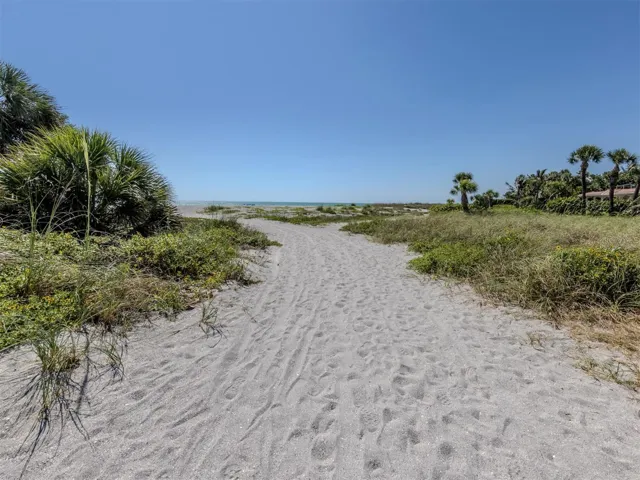 Entrance to nearby beach