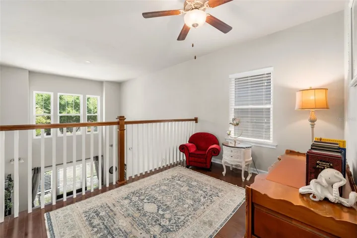 Upstairs loft area