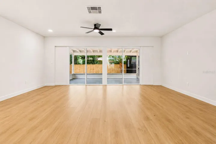 Open-concept living area