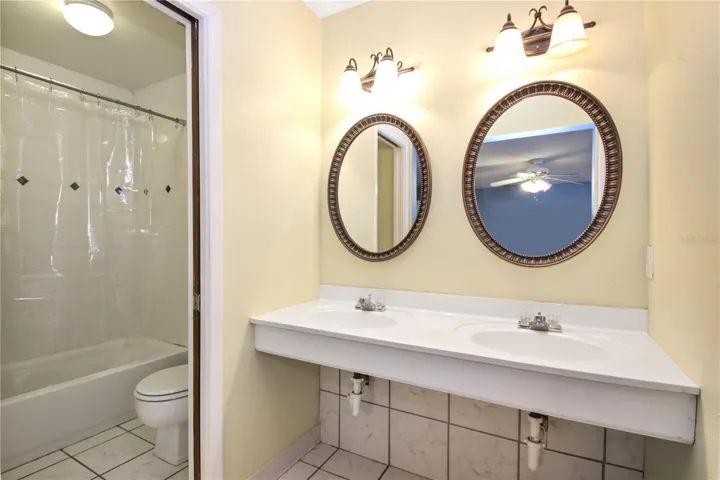 Primary Bathroom with dual sinks