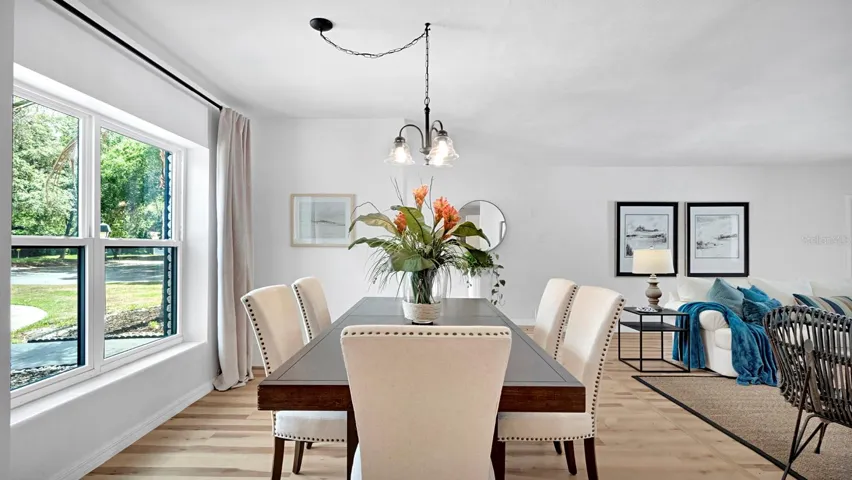 Elegant Dining Area Ideal for Gatherings & Everyday Living
