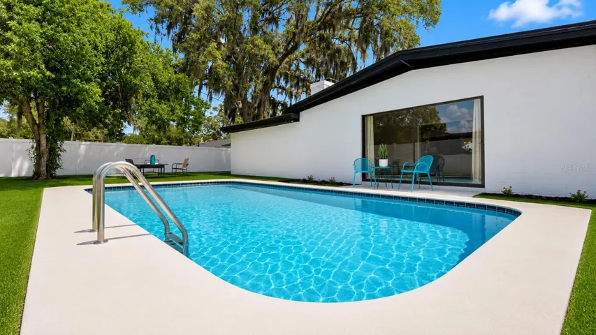 Private Sparkling Pool Perfect for Florida Entertaining