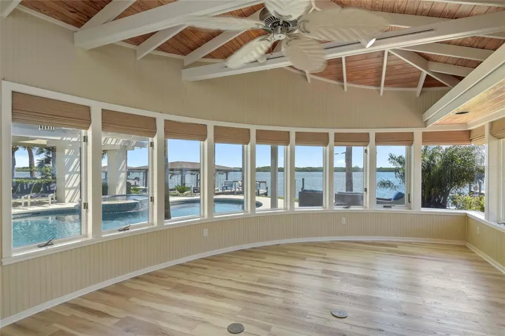 Florida Room with both Pool and Intracoastal Views