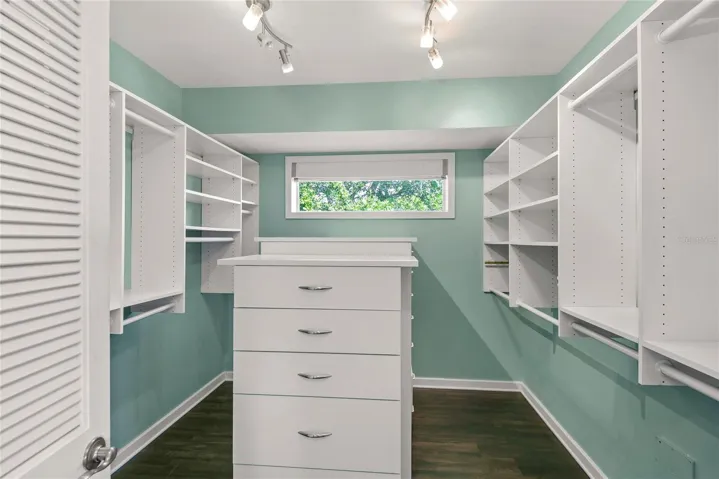Primary Suite Walk-In Closet