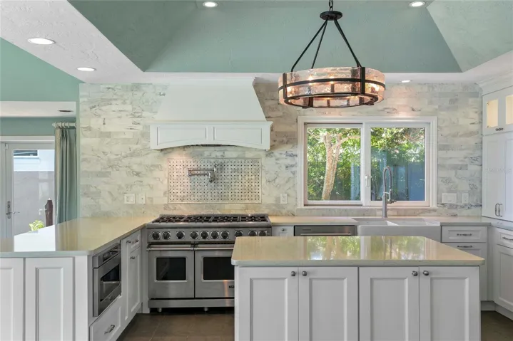 Chef's Kitchen with gracious island work space