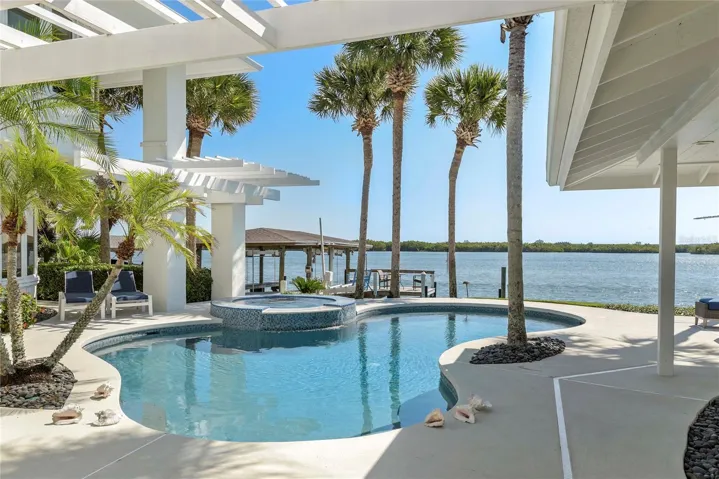Pool and Spa accessed from Living Room and Florida Room