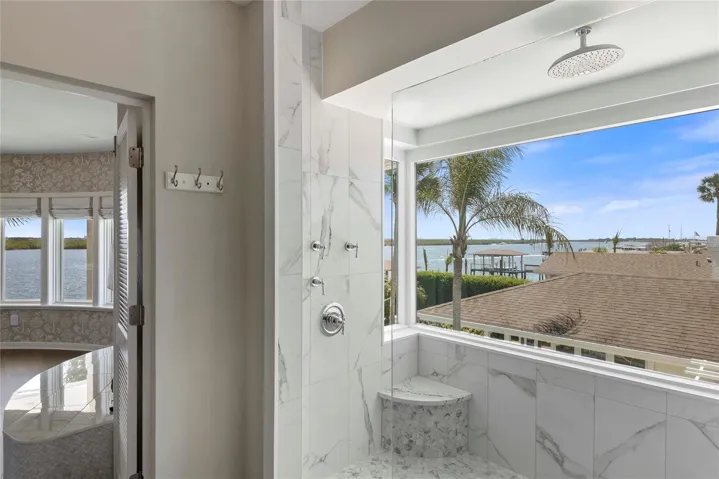 Primary Bath: Shower With a VIEW!!
