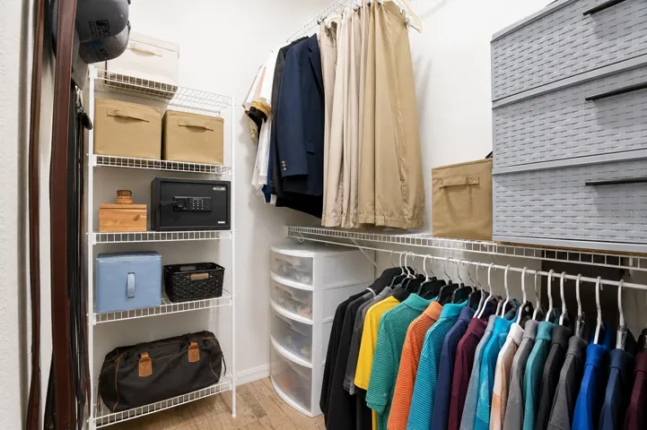 primary walk in closet