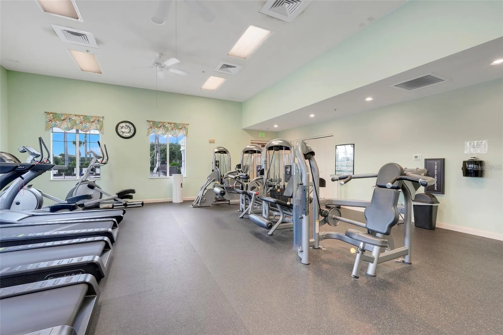 Fitness room in Clubhouse