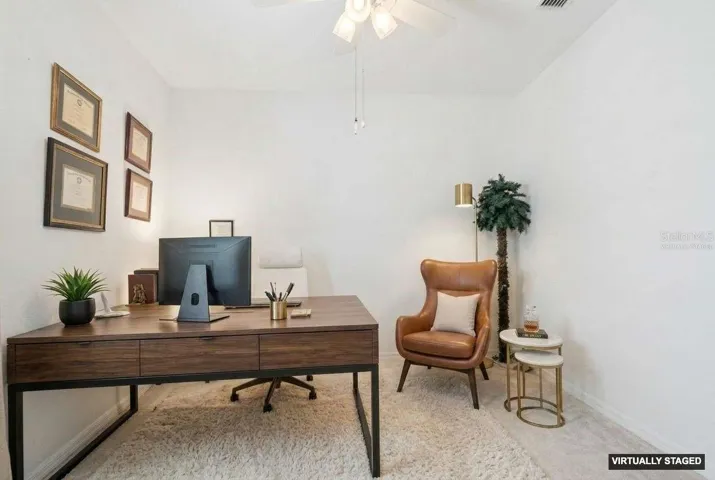 *Virtually staged* Bed 4, use this room as your home office, you have plenty of space!