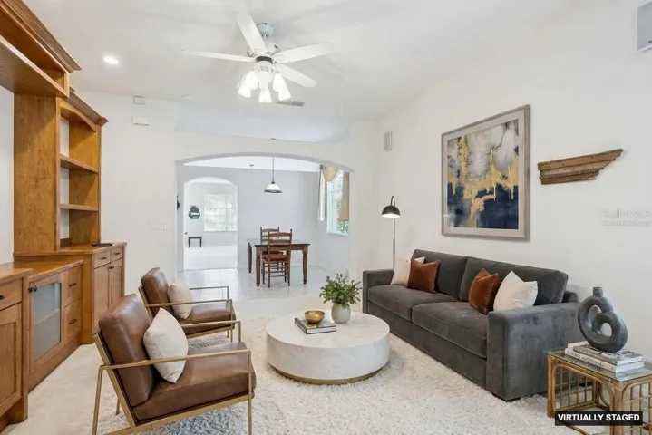*Virtually staged* Family room