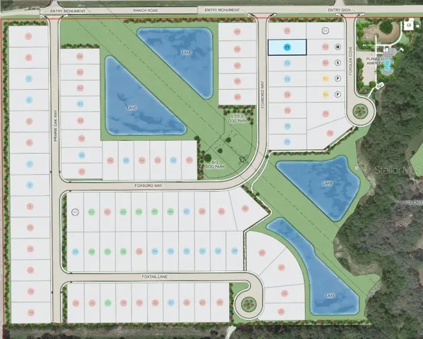 7004 Foxboro Way Site Map