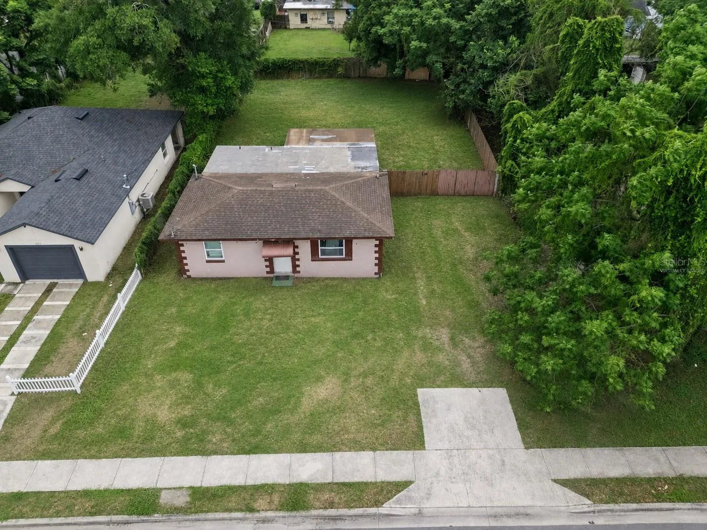 Virtually Staged Cleared Lot