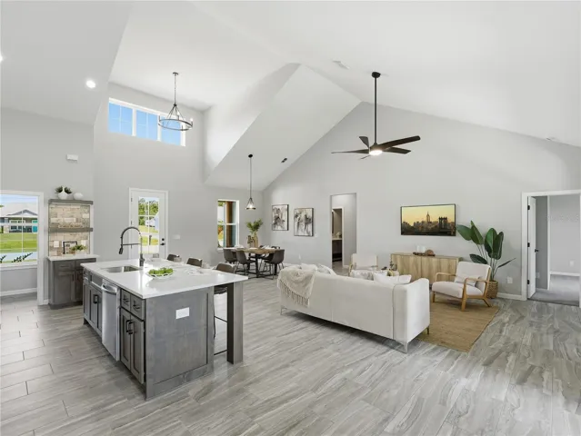 Living/Kitchen View