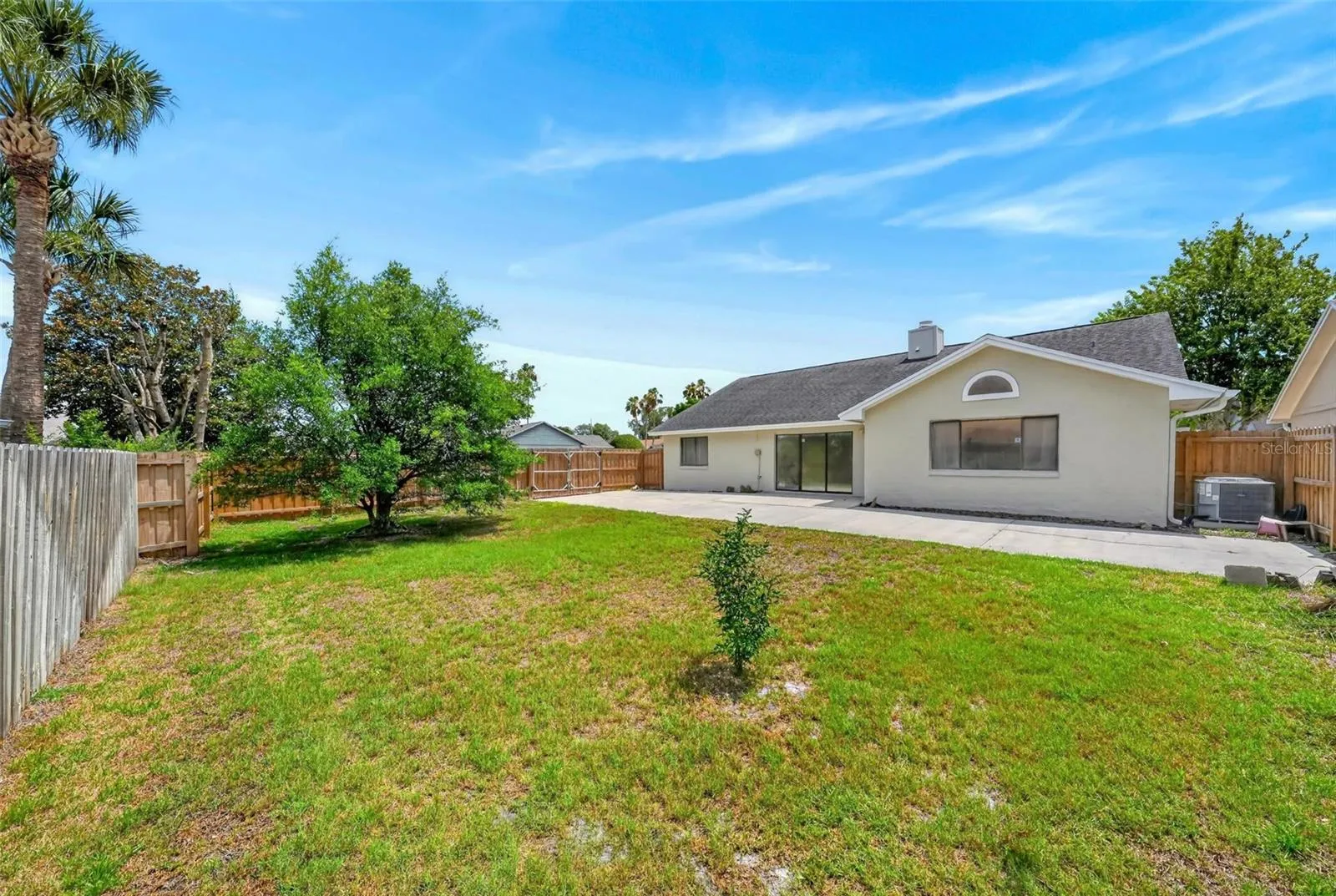 Large Fenced Backyard