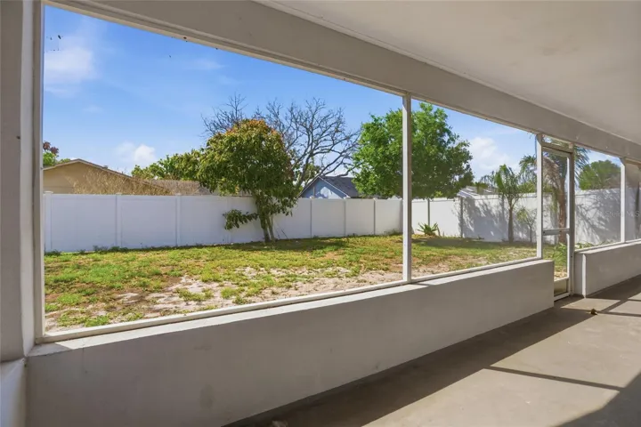 Screened In Back Patio