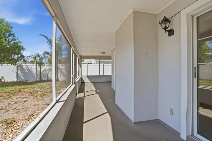 Screened in Back Patio