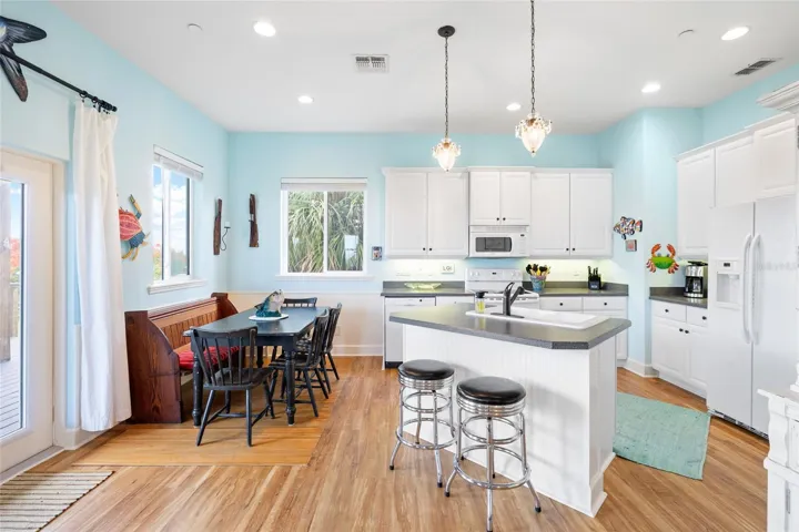 Kitchen and dining room