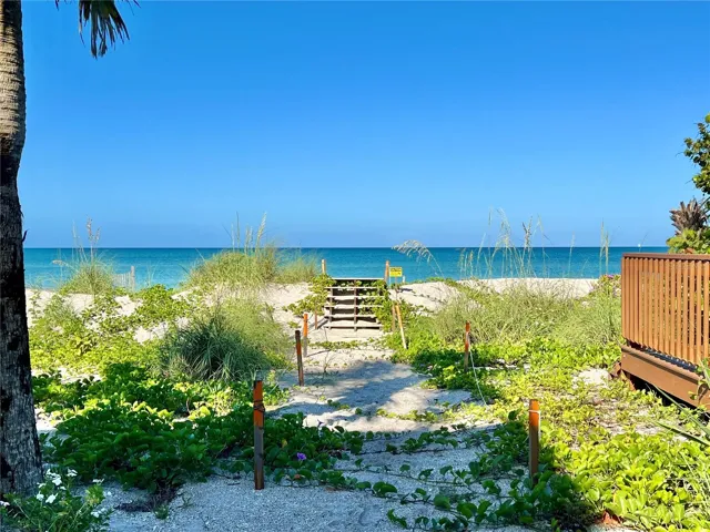 Walkway to 3 1/2 miles of beautiful beach