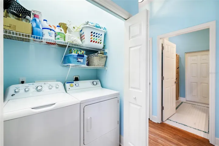 Laundry closet
