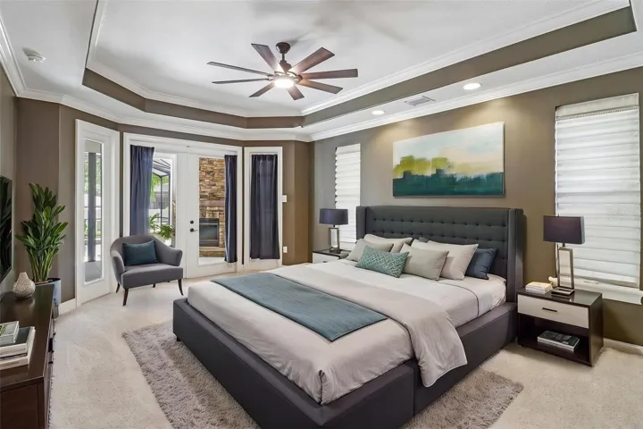 VIRTUALLY STAGED   PRIMARY BEDROOM