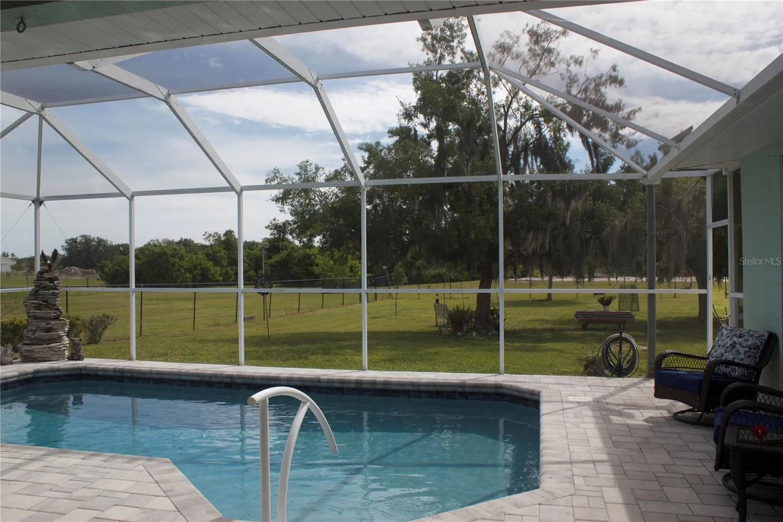 Enjoy peace and quiet from your screened lanai.