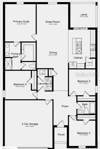 Additional Highlights Include: Refrigerator, washer and dryer, extended LVP flooring, and whole house blinds