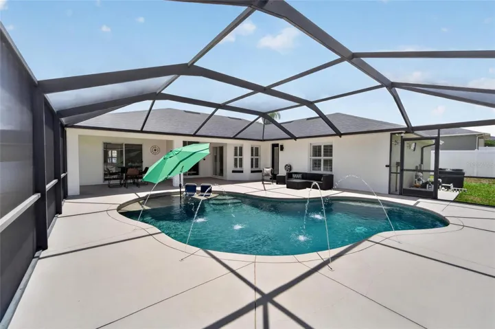Covered area for entertaining