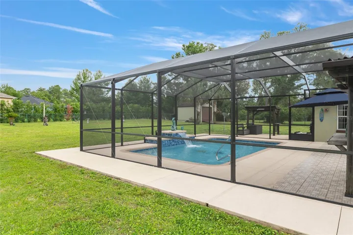 View of Back of Pool/Home