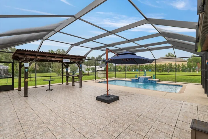 Pool - Screened Enclosed with Waterfall