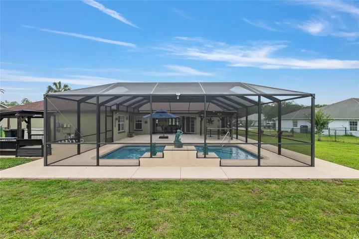 View of Back of Pool/Home