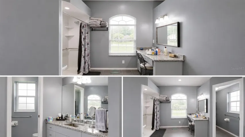 Primary Bathroom - 3 Separate Vanities