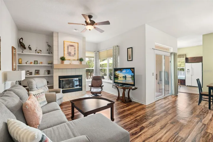 Family Room from Front Door Entrance