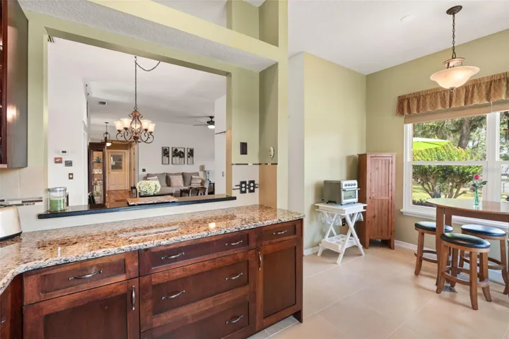 View of Living Area from Kitchen