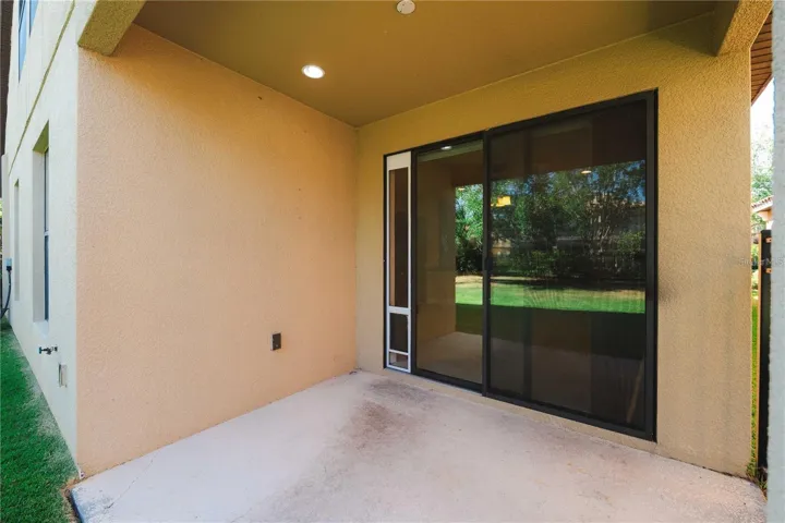 Back patio