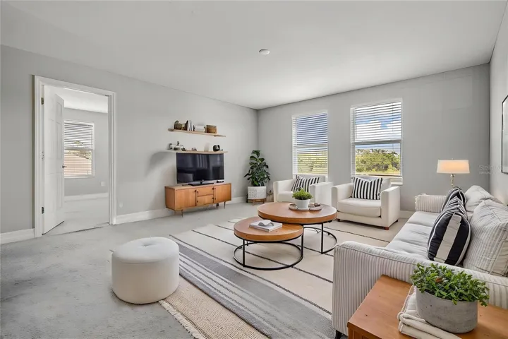 Virtually Staged Upstairs Loft