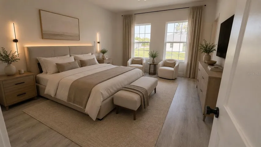 Master bedroom Rendering
