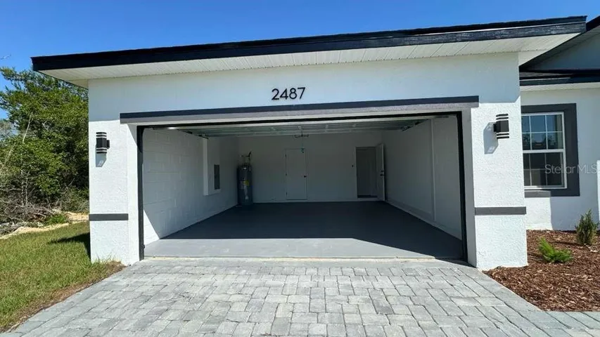 2-car garage with automatic garage door opener