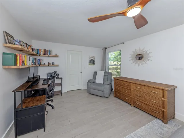 More of the main bedroom with walk in closet