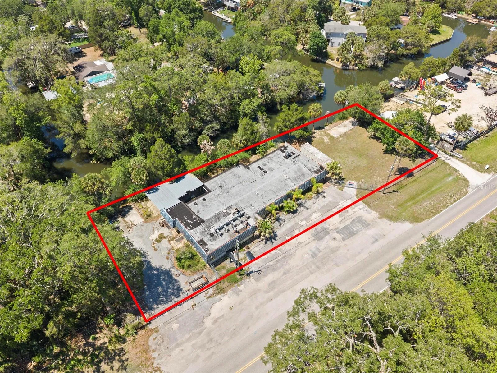 Aerial View of Building
