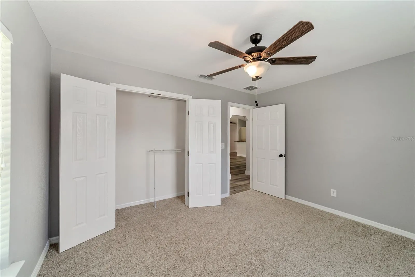 3rd Bedroom with French Doors to the closet