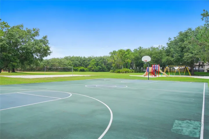 Basketball Court and Playground
