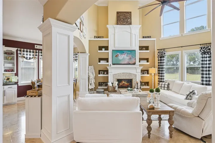 Living room with fireplace #2.