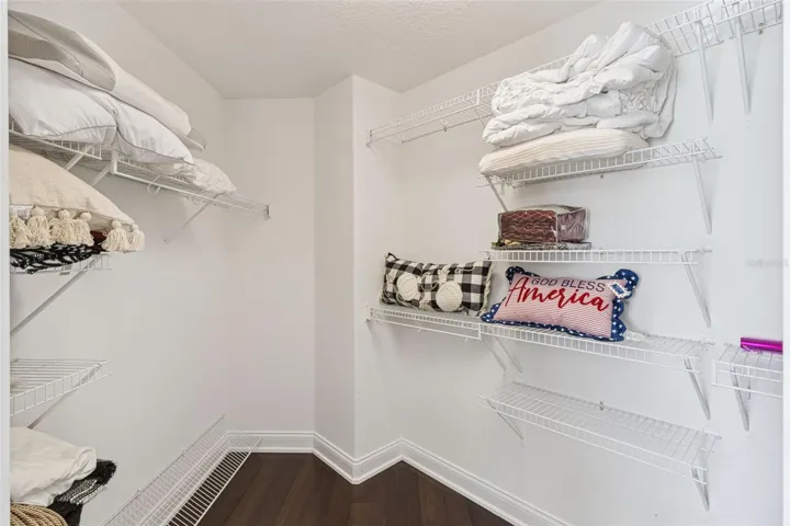 Bedroom 2 walk-in closet.