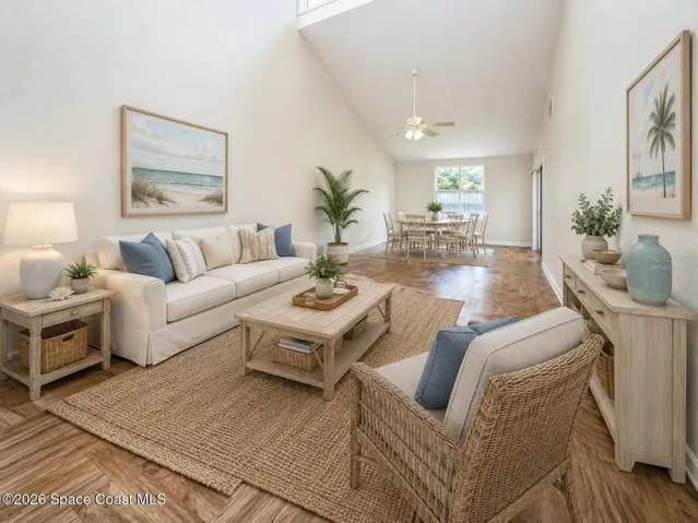 Virtually StagedVirtually Staged Living Space