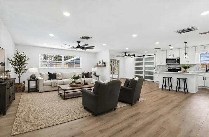 Fully renovated, open concept living with 4 true bedrooms. Virtually Staged.