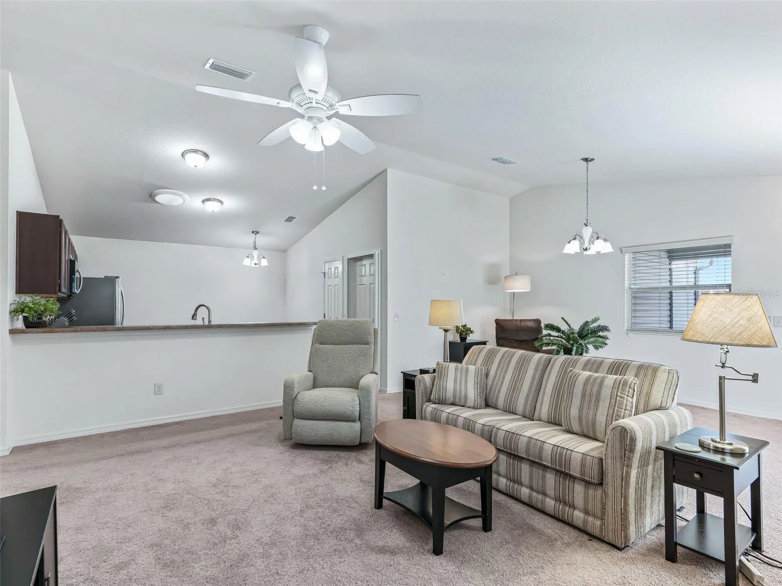 Living area w/Access to Kitchen