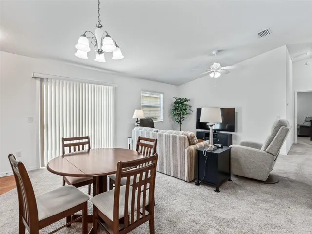 Dining & Living area combination w/Access to Side Patio