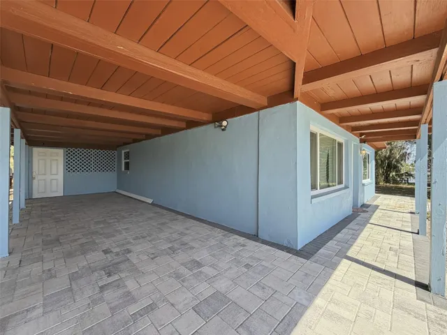 COVERED CARPORT