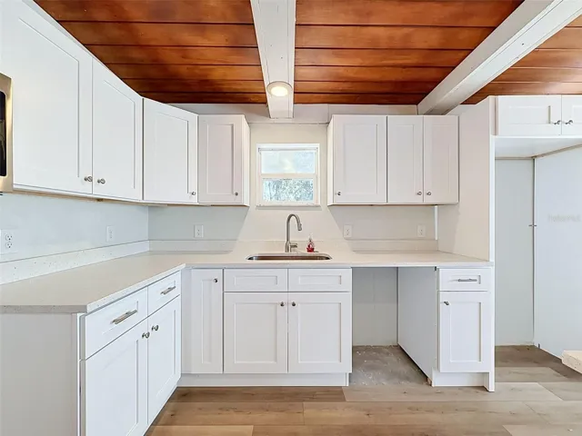 • That stunning wood ceiling is everything